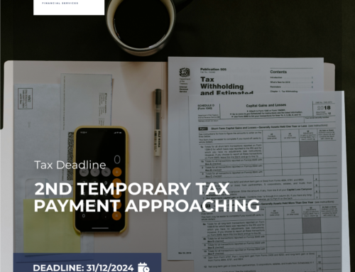 Second Temporary Tax Payment for 2024